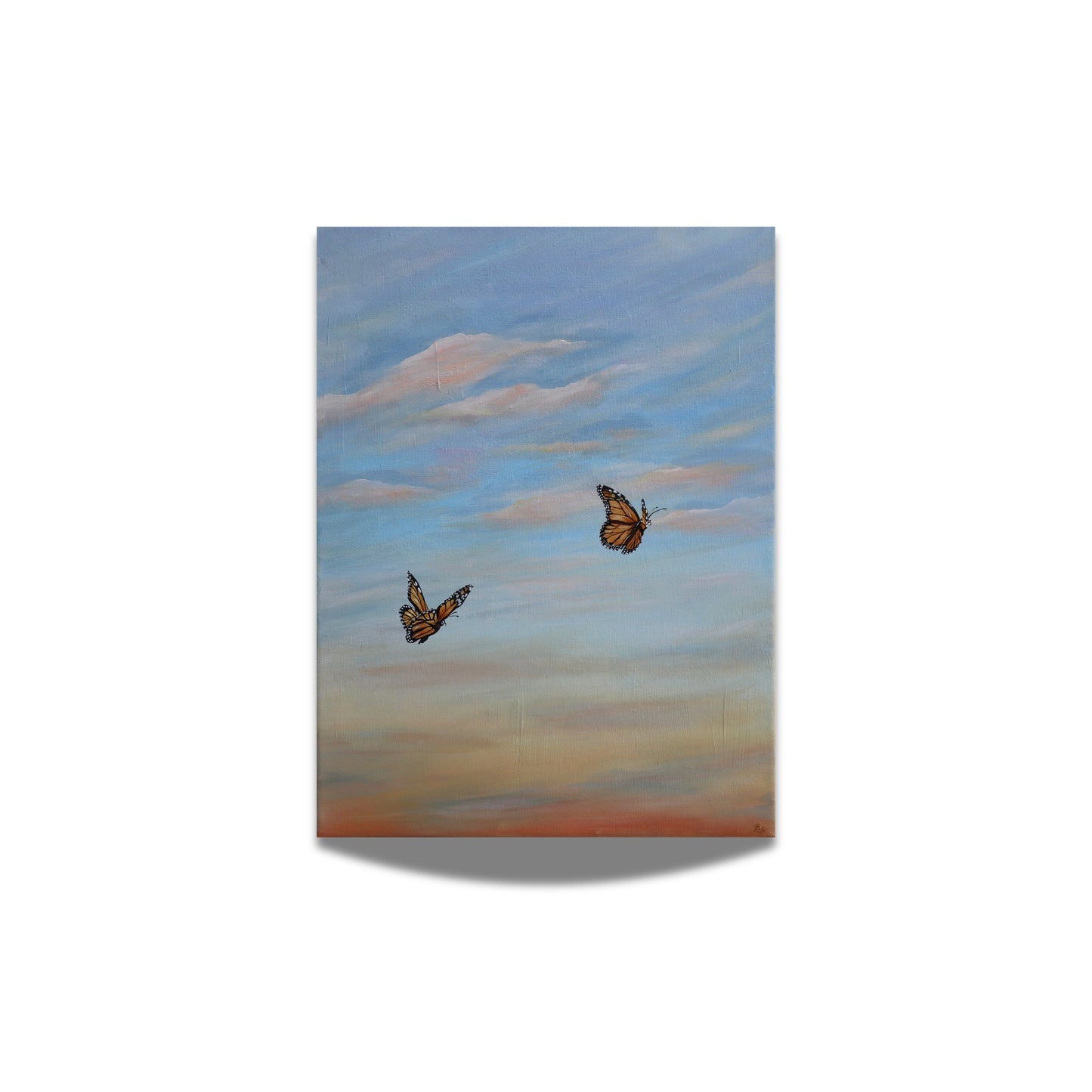 "Monarchs at Sunset" Fine Art Print
