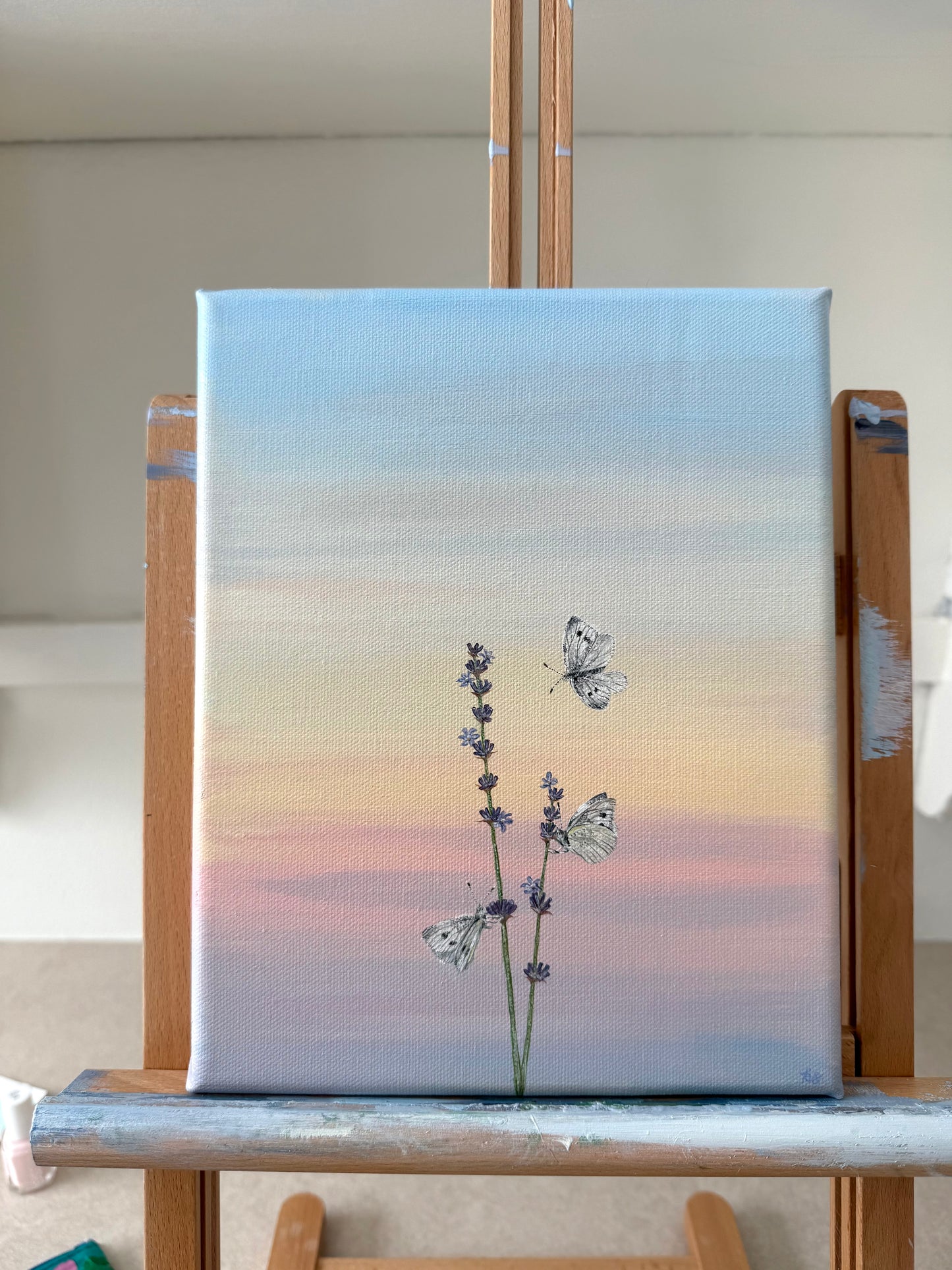 Cabbage Whites on Lavender