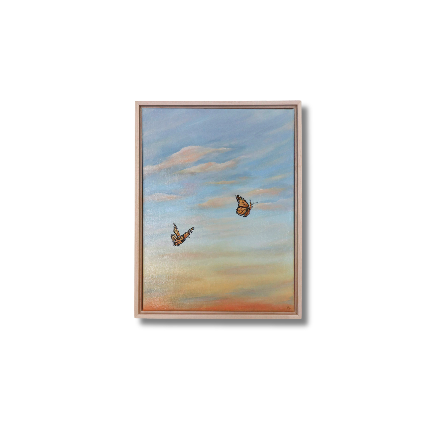 Monarchs at Sunset