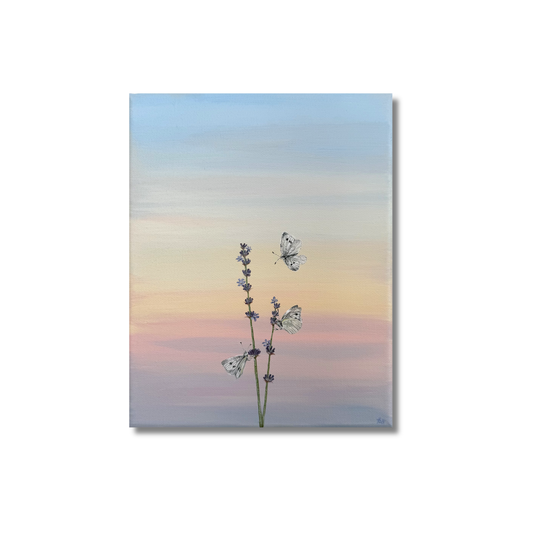 Cabbage Whites on Lavender
