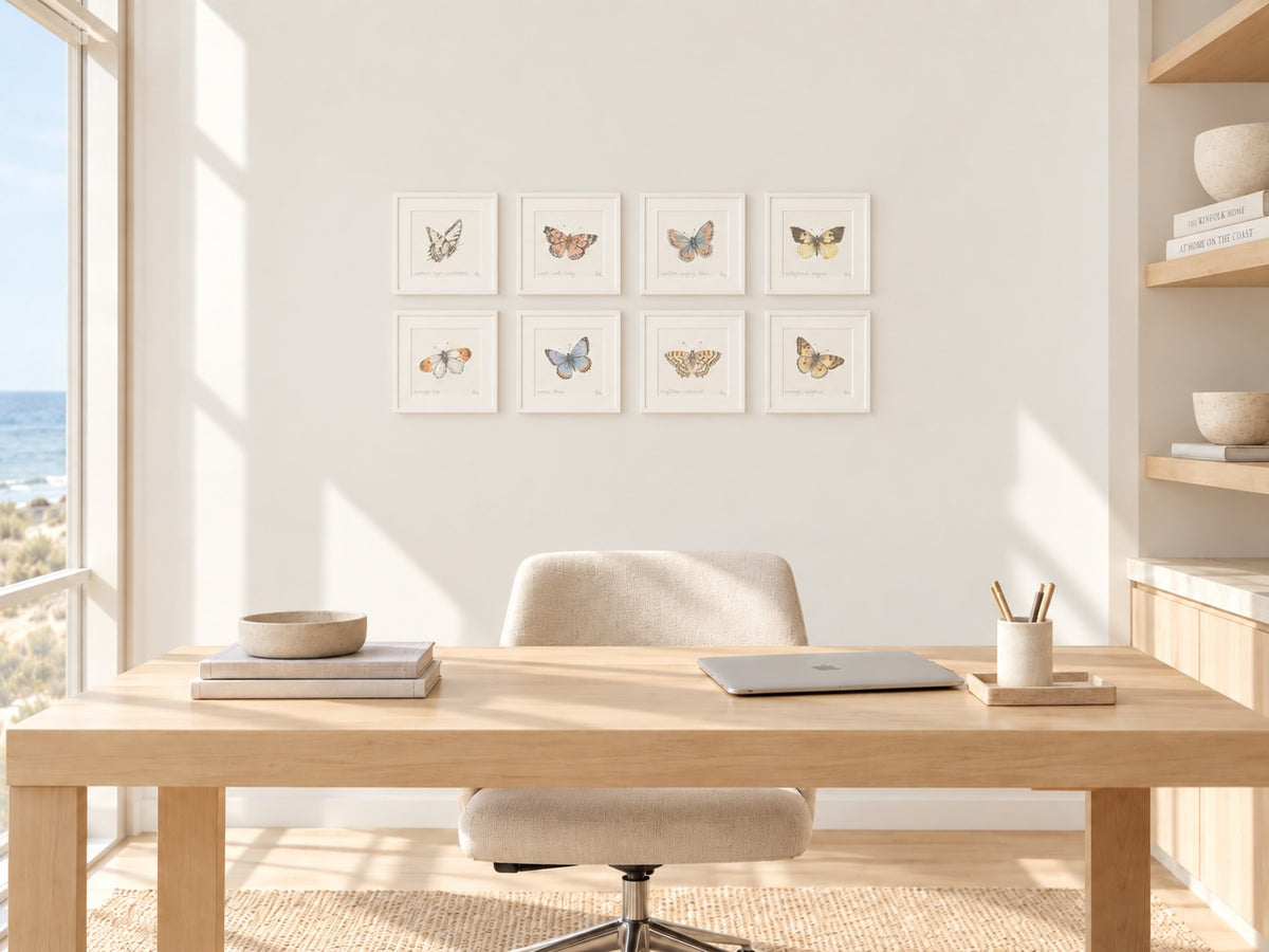 Orange Tip Watercolor (Framed)